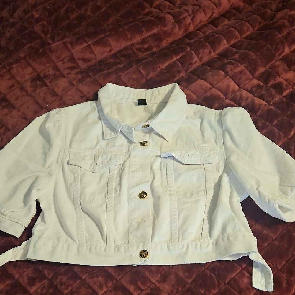 White Denim Jacket